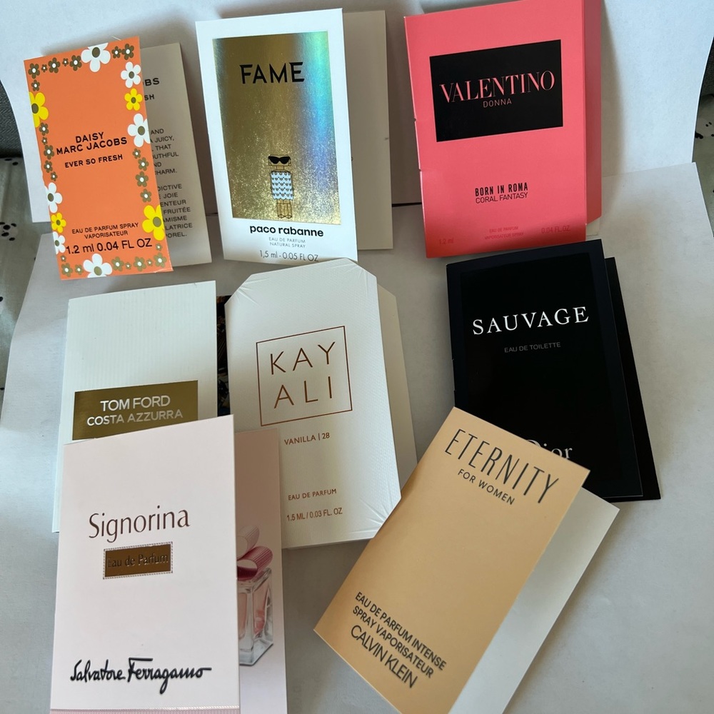 Lot of Sample Luxury Fragrances (8 total)